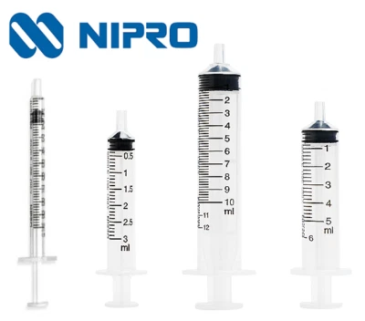 $7.35 • Buy Syringes 1ml 3ml 5ml 10ml Nipro Luer Slip Hypodermic X1, X5, X10, X25, X50, X100