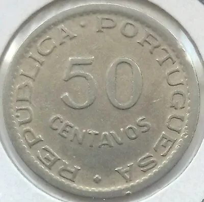 Cape Verde Portuguese Coin: 50 Centavos 1949 • $43.50