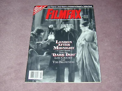 FILMFAX # 43 Lon Chaney Sr London After Midnight Cesar Romero FREE SHIPPING USA • £9.30