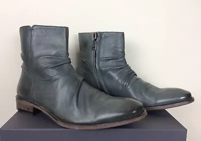 $698 Brand New John Varvatos Collection Morrison Sharpei Leather Boots 9.5 • $349.99