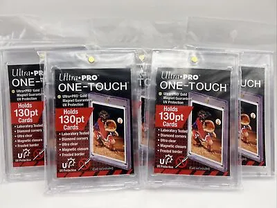 Ultra Pro One-Touch Thick Card 130pt Point Magnetic Card Holder - LOT Of 5 • $14.87