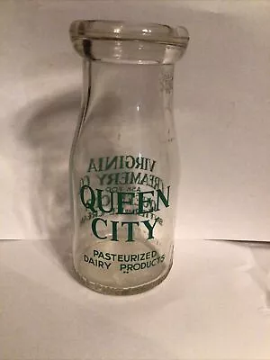 Trphp Milk Bottle Virginia Mn Queen City  Minn Minnesota School Milk  • $23