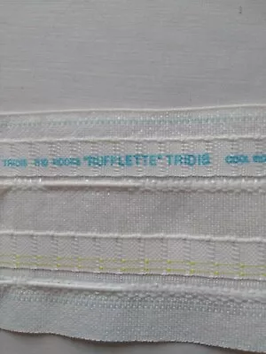 £3 • Buy Rufflette Tridis Tape. 9cm Deep X 2m Long