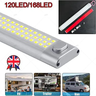 12V 168 LED Car Interior Strip Lights Bar Light Car Van Caravan Boat Home Bus UK • £4.99