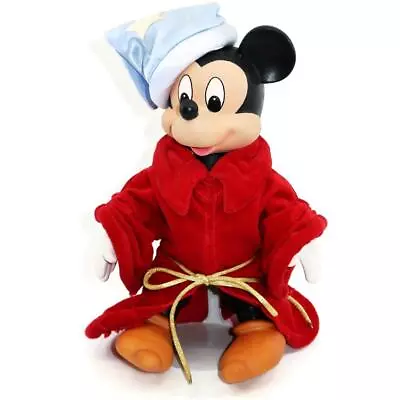 Disney Sorcerer Mickey Mouse Cloth Doll With Porcelain Head Hands & Feet LE • $67.49