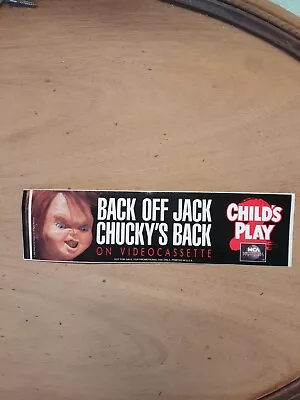 Vintage Bumper Sticker Childs Play 2 • $2.50