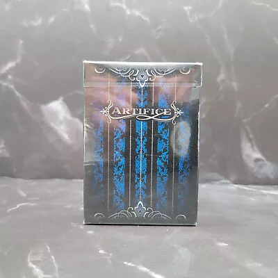 Artifice V1 Deck Borderless Blue Ellusionist Playing Cards New Sealed • $25