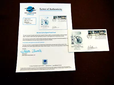 Michael Collins Apollo 11 Nasa Astronaut Signed Auto 1971 Stamped Cover Zarelli • $699.99