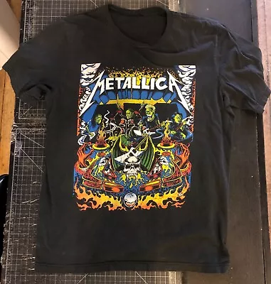 Vintage METALLICA Dirty Donnie Pinball T Shirt RARE • $32