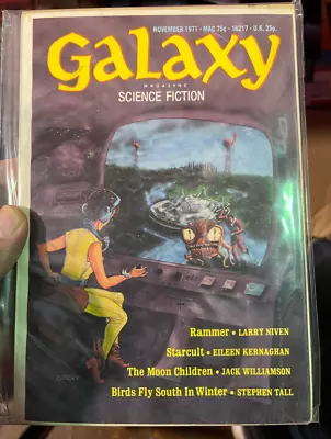 Galaxy Science Fiction Magazine November 1971 Larry Niven • £8.02