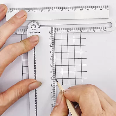 Miter Angle Finder Angle Finder Ruler Angle Measure Guage Math Measuring Ruler • $10.35