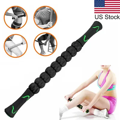 Muscle Roller Massage Stick Yoga Bar Recovery Reduce Soreness Physical Therapy • $11.89