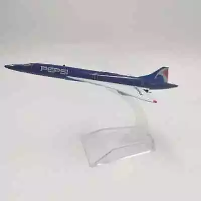 16cm Concorde Pepsi Metal Aircraft Plane Model Gift UK • £12.50