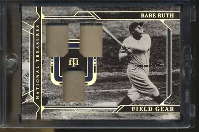 Babe Ruth 2022 National Treasures Game Used Jersey Patch Field Gear #D 3/3 JZY# • $690