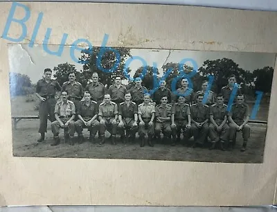 WW2 1/8th Battalion Lancashire Fusiliers  Group Photo India 1944 11 X 5 Inches • £29.69
