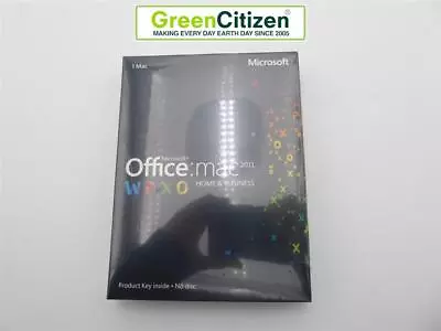 Microsoft Office Home & Business Mac 2011 Product Key Full Retail English SEALED • $49.99