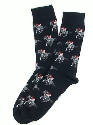 New Horse Racing Socks - Adults UK Size 6 - 11 -Gift Present Unisex Horseracing • £7.85