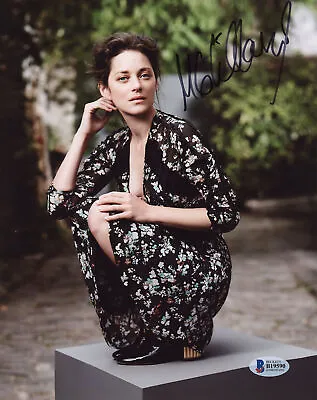 Marion Cotillard Autographed 8x10 Photo Kneeling BAS Beckett COA • $78.89