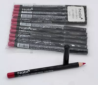 Nabi Lipliner Pencil L24 Orange 0.04 Oz 12 Pack • $13.99