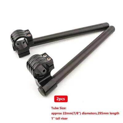 Motorcycle 50MM Riser Clip On Handlebar For Kawasaki Ninja ZX10R 2004-2013 2012 • $45.98