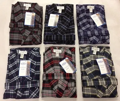 New Acura Men's FLANNEL ROBE Multi Color'sSize S-M-L-XL-2X-3X!GREAT FOR A GIFT • $30.99