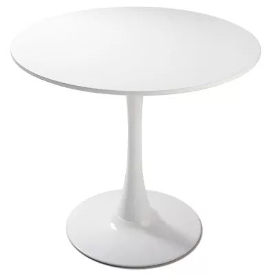 31.5  Tulip Table Mid-Century Dining Table With Round MDF Table Top End Table • $129.99