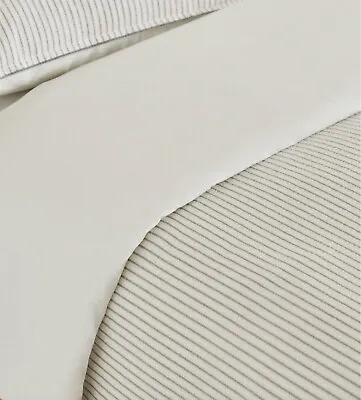 Zara Home STRIPED SEERSUCKER DUVET COVER - Brand New - 50% Off Retail Price • £39.99