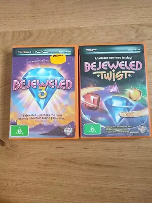 Bejeweled 3 And Bejeweled Twist PC Popcap Game  • $38.95