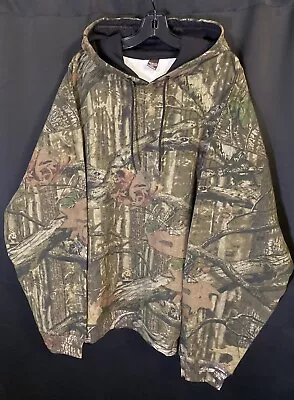 Mossy Oak Ranger Camo Real Tree Pullover Hoodie NWT Hunting Work Carhartt 2XL • $49.99