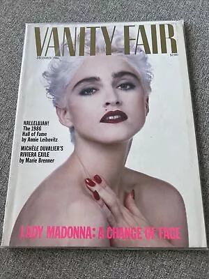 Vanity Fair Magazine December 1986 - Madonna - True Blue • £24.99