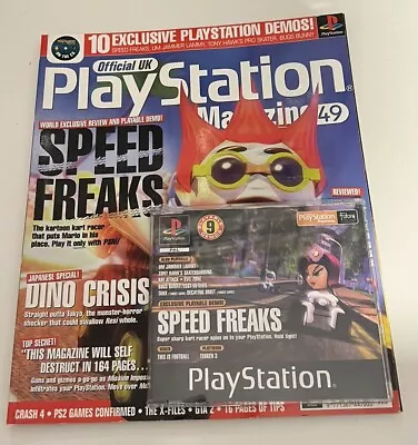 Official UK Playstation Magazine 1999 Issue 49 Complete With Demo Disc VGC Retro • £8.99