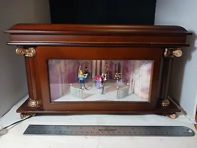 Mr. Christmas Gorgeous Spinning Ballerinas 9 Disk Playing Cabinet Music Box • $93.66