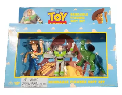 Vintage Toy Story 1 Bendable Figures Gift Set Thinkway Disney New In Box • $29.95