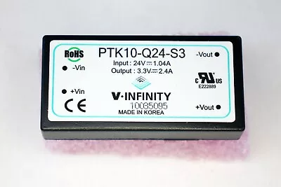 V-infinity Compact Dc-dc Converter ~ Ptk-10-q24-s3 ~ Nos • $9.95