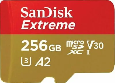 £14.90 • Buy SanDisk Extreme 256GB Micro SD Card
