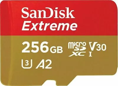 £14.90 • Buy SanDisk Extreme 256GB Micro SD Card