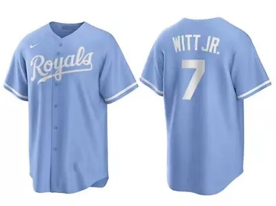 Bobby Witt Jr. Royals Men  2024 Flex Base Printed Jersey FullSizes • $32.99