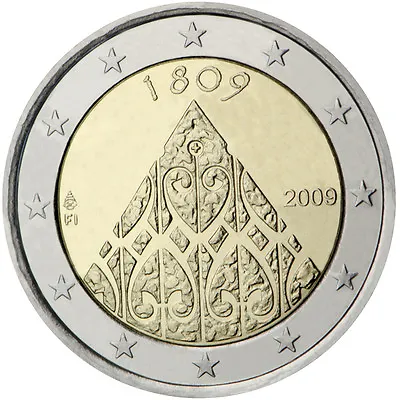 2009 Finland € 2 Euro UNC Uncirculated Coin  Diet Of Porvoo 200 Years  • $11.85