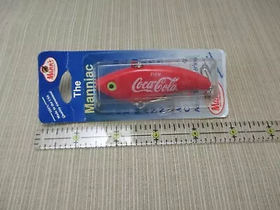 Mann's COCA-COLA MANNIAC RED Fishing Lure On Card • $11