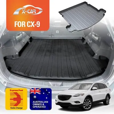 Heavy Duty Cargo Rubber Waterproof Mat Boot Liner For Mazda CX-9 CX9 2007-2015 • $29.03