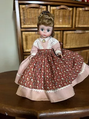 VTG Madame Alexander 8  Little Women “Meg” Plastic Doll Miniature Showcase #408 • $0.99