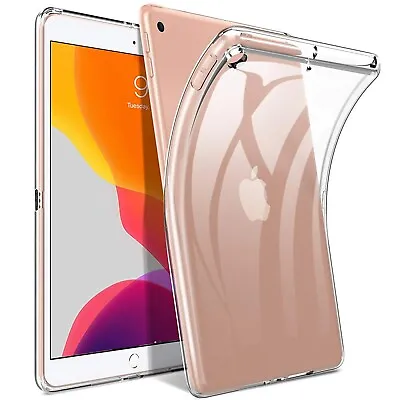 Clear Case For IPad 10.2 9th 8th 7th Gen 21/20/19 Silicone TPU Shockproof Cover • £4.88