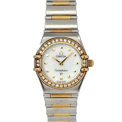 OMEGA Constellation My Choice 1365.71 Diamond Bezel White Shell Dial 90223854 • $2031.25