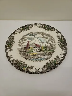 Myott The Brook Fine Staffordshire Ware Multicolor Dinner Plate England 10” Y-1 • £24.10