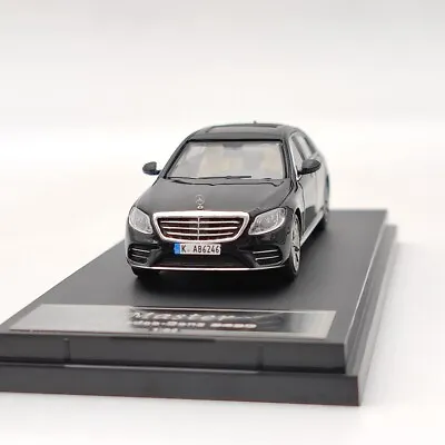 Master Mercedes-Benz S450 W222 Diecast  Model Collection Black 1:64 Toys Car • $22.95