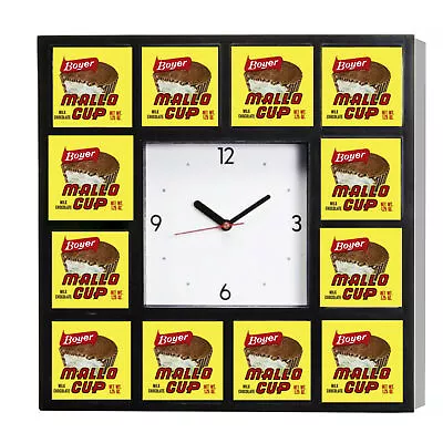 Mallo Cup Boyer Advertising Promo Diner Clock 10.5 . Not $65 • $33.99