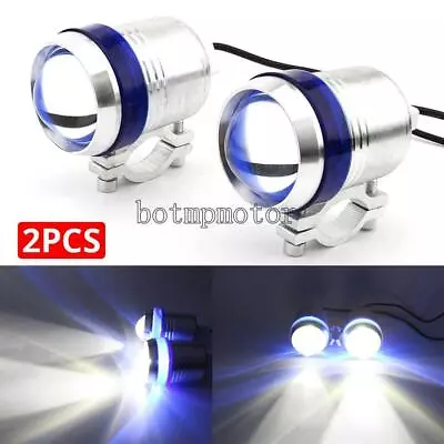 Motorcycle LED Auxiliary Fog Spot Lights For Honda VTX1300C Magna 750 VF750C • $26.21