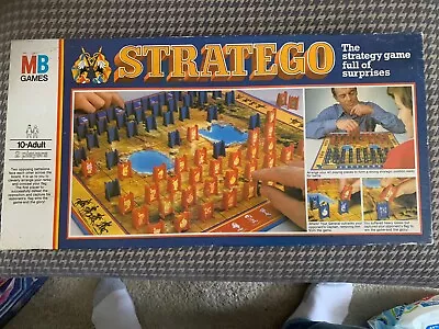 Stratego Board Game By MB Games 1982 Complete Great Condition • £7.99