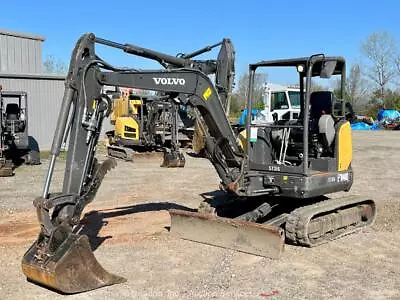 2019 Volvo ECR40D Hydraulic Mini Excavator Backhoe Aux Hyd Thumb Bucket Bidadoo • $4457