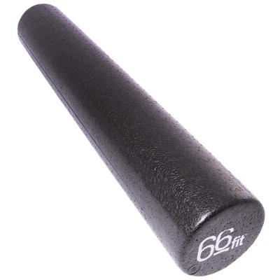 $50 • Buy 66fit Epp Massage Foam Roller - Black - 15cm X 90cm